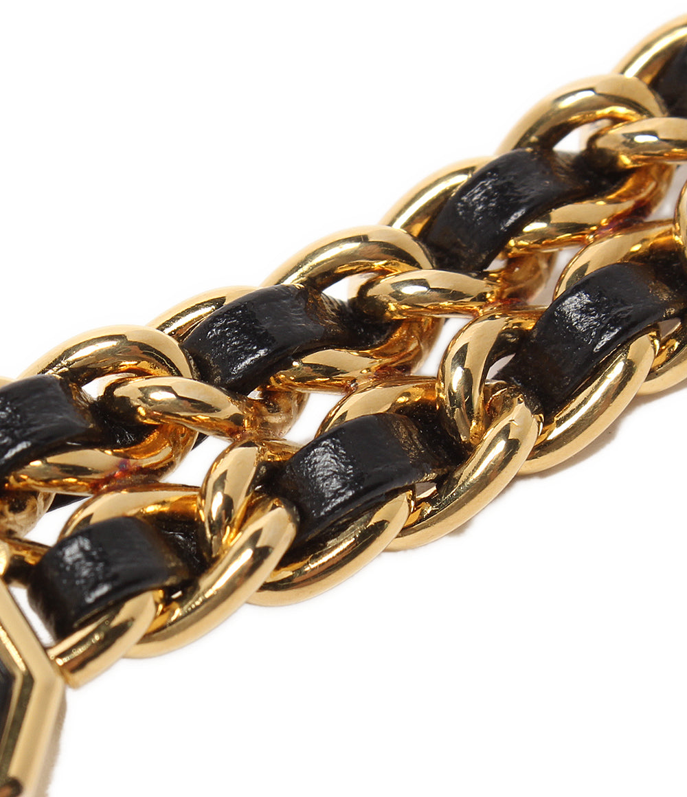 CHANEL 腕時計 プルミエールS クオーツ ブラック H0001 レディース シャネル