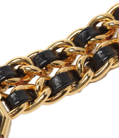 CHANEL 腕時計 プルミエールS クオーツ ブラック H0001 レディース シャネル