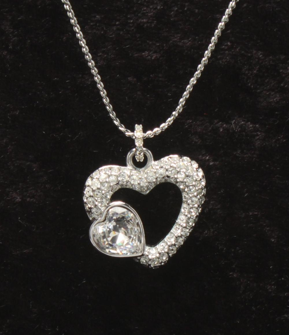 SWAROVSKI ネックレス ハートモチーフ レディース スワロフスキー