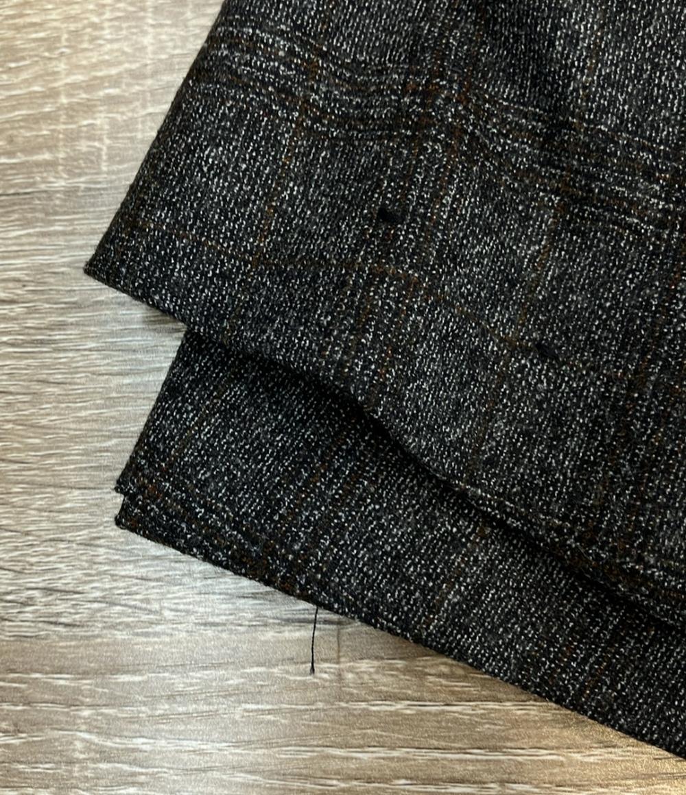 TAGLIATORE セットアップ パンツスーツ チェック柄 グレー×ブラウン トラッド＆ベーシック メンズ SIZE 50R (L) タリアトーレ