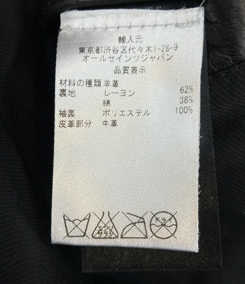 ALLSAINTS ダブルライダースジャケット Conroy Leather インポート ML058F メンズ SIZE S オールセインツ