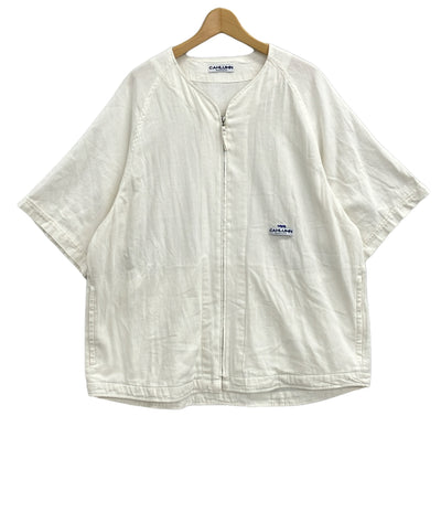 カウラム オーバーサイズ ジップアップ半袖シャツ 232-1065 メンズ SIZE M (M) CAHLUMN