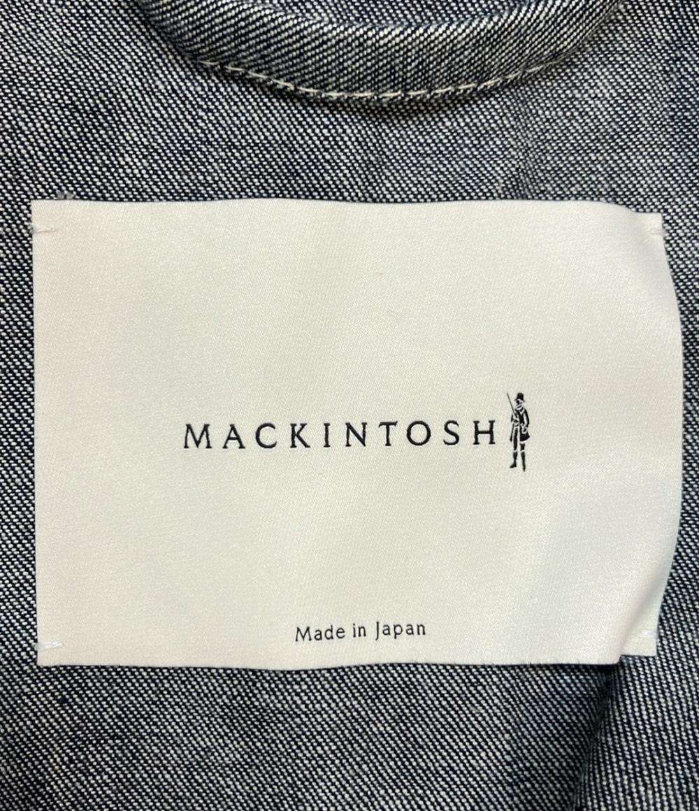 【マッキントッシュ】ステンカラーコート デニム D-MC001 42サイズ マッキントッシュ】ステンカラーコート デニム D-MC001 42サイズ