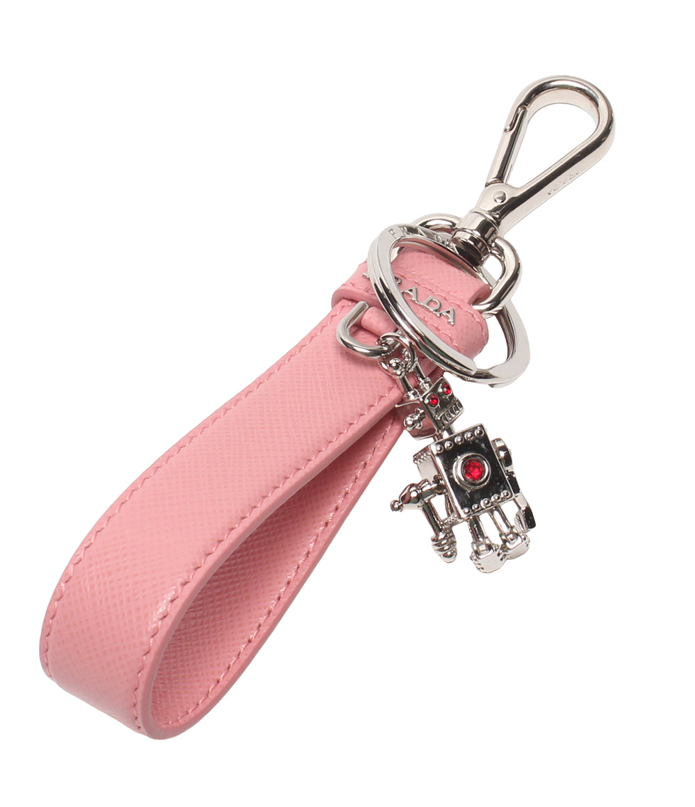 美品 PRADA バッグチャーム キーリング ロボット 1PP001 レディース プラダ