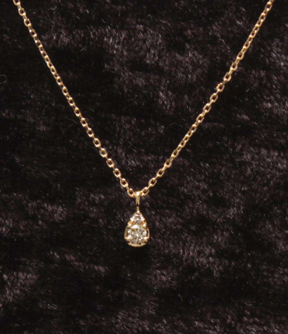 美品 ヨンドシー ネックレス K18 ダイヤ レディース 4℃