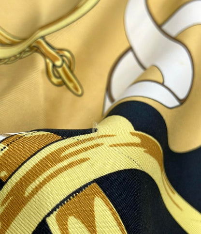 HERMES スカーフ カレ90 シルク100% Eperon d’or レディース エルメス