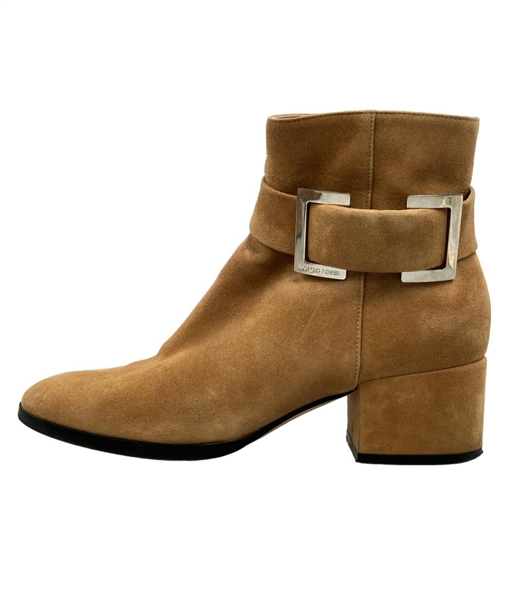 セルジオロッシ ショートブーツ チャンキーヒール レディース SIZE 36