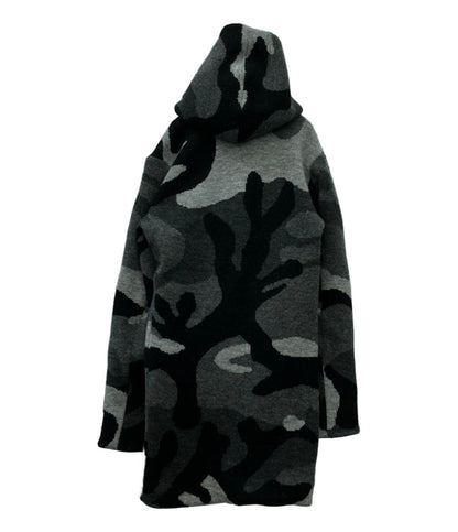 1piu1uguale3 コート フード付き WRAP NECK HOOD MRK156 WOL087 メンズ ウノピュウノウグァーレトレ