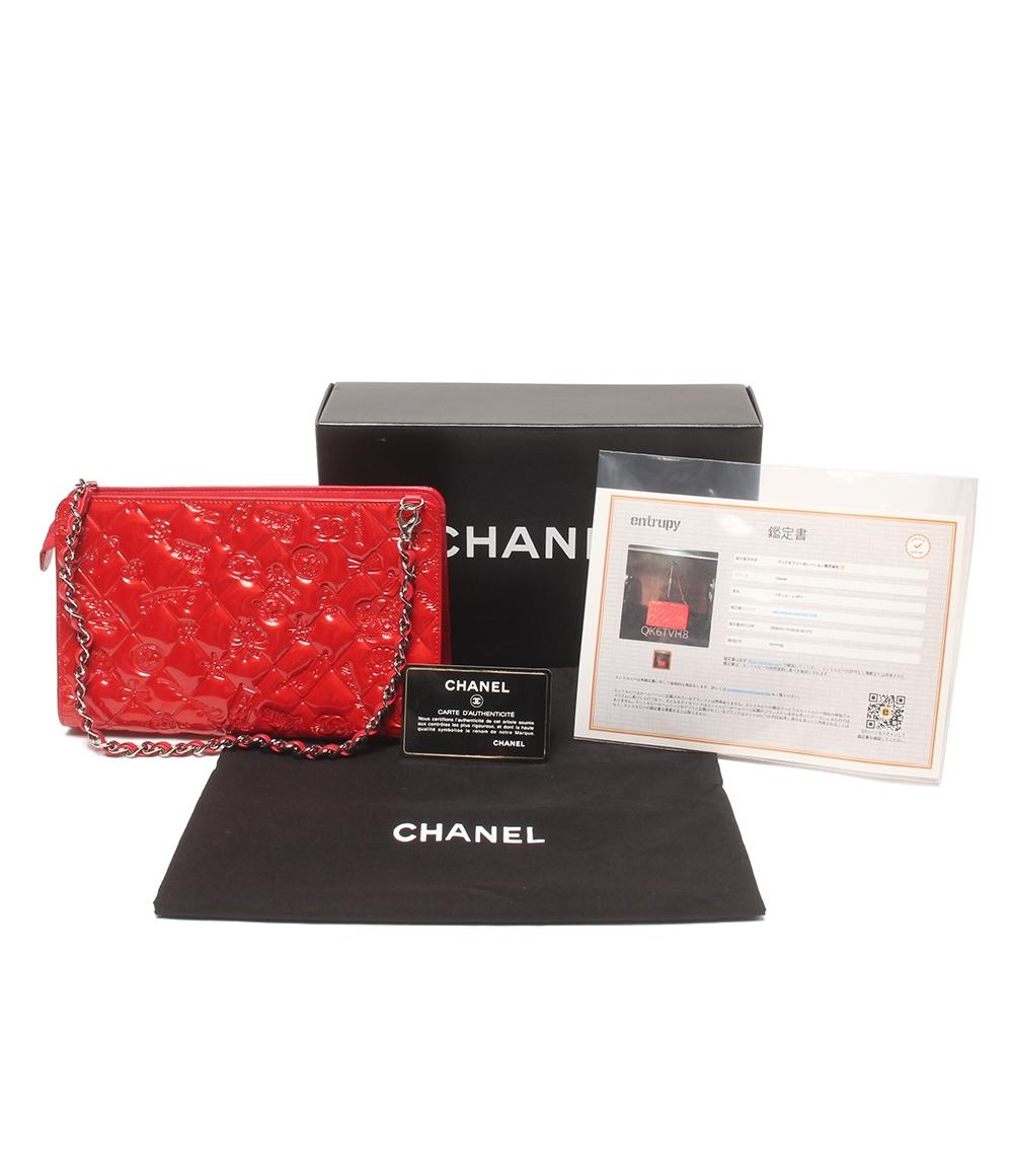 CHANEL チェーンショルダーバッグ 肩掛け アイコンライン レディース シャネル