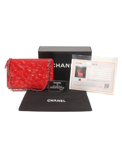 CHANEL チェーンショルダーバッグ 肩掛け アイコンライン レディース シャネル