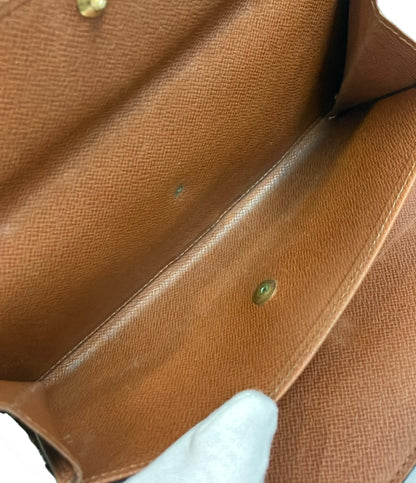訳あり LOUIS VUITTON 三つ折り長財布 ポルトトレゾール インターナショナル モノグラム M61215 レディース メンズ ルイ・ヴィトン