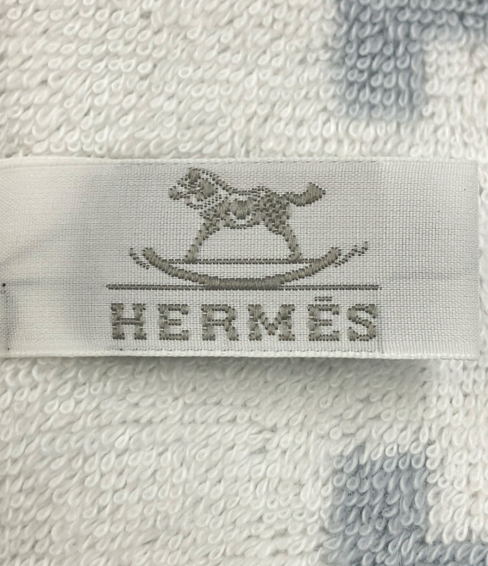 美品 HERMES ハンドタオル カレタオル アヴァロン レディース メンズ エルメス