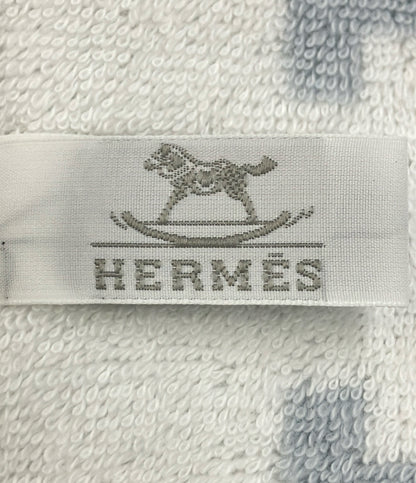美品 HERMES ハンドタオル カレタオル アヴァロン レディース メンズ エルメス