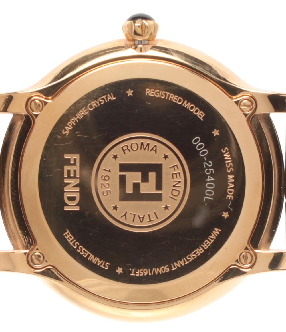 FENDI 腕時計 クラシコ クオーツ ブラック 25400L メンズ フェンディ