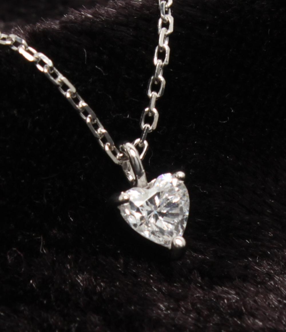 美品 canal4℃ ネックレス SV925 ハートモチーフ レディース カナルヨンドシー
