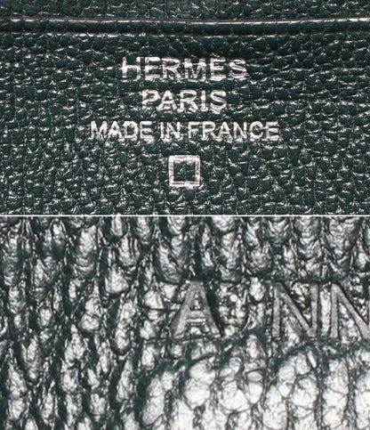 HERMES 長財布 A刻印 シルバー金具 アリゲーター ベアンスフレ レディース メンズ エルメス