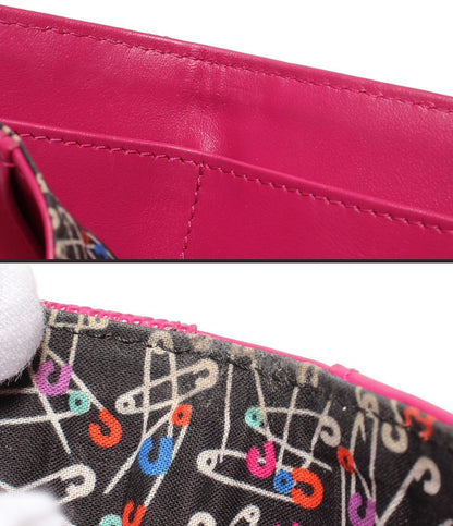 CHANEL 三つ折り財布 ゴールド金具 キャビアスキン スモールフラップウォレット レディース シャネル