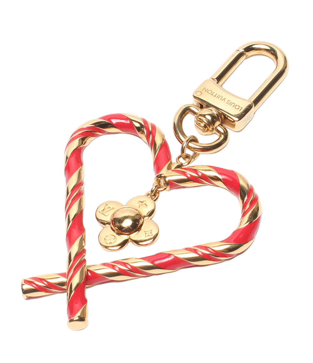 美品 LOUIS VUITTON バックチャーム ヴィヴィエンヌ キャンディケイン M02207 レディース ルイ・ヴィトン
