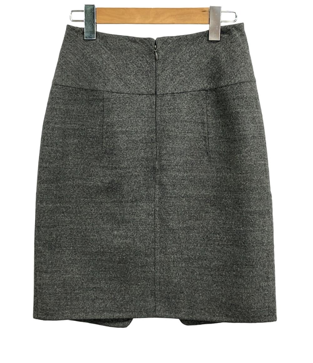美品 イヴ・サンローラン 膝丈スカート レディース YVES SAINT LAURENT