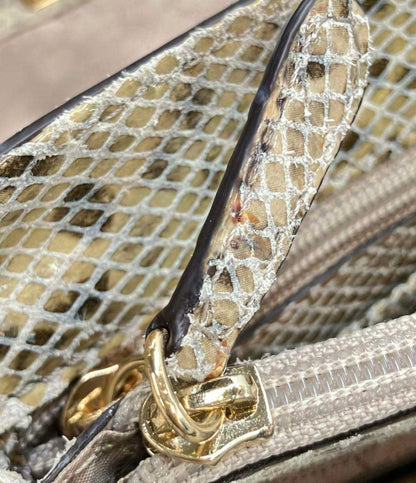 マイケルコース ショルダーバッグ 肩掛け パイソン ヘビ柄 レディース MICHAEL KORS