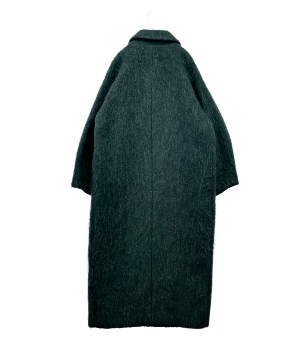 AMERI コート モヘア ウール オーバーサイズ 長袖 フロントボタン DEFORMATION COLLAR SHAGGY COAT 01220761140 レディース SIZE M アメリ