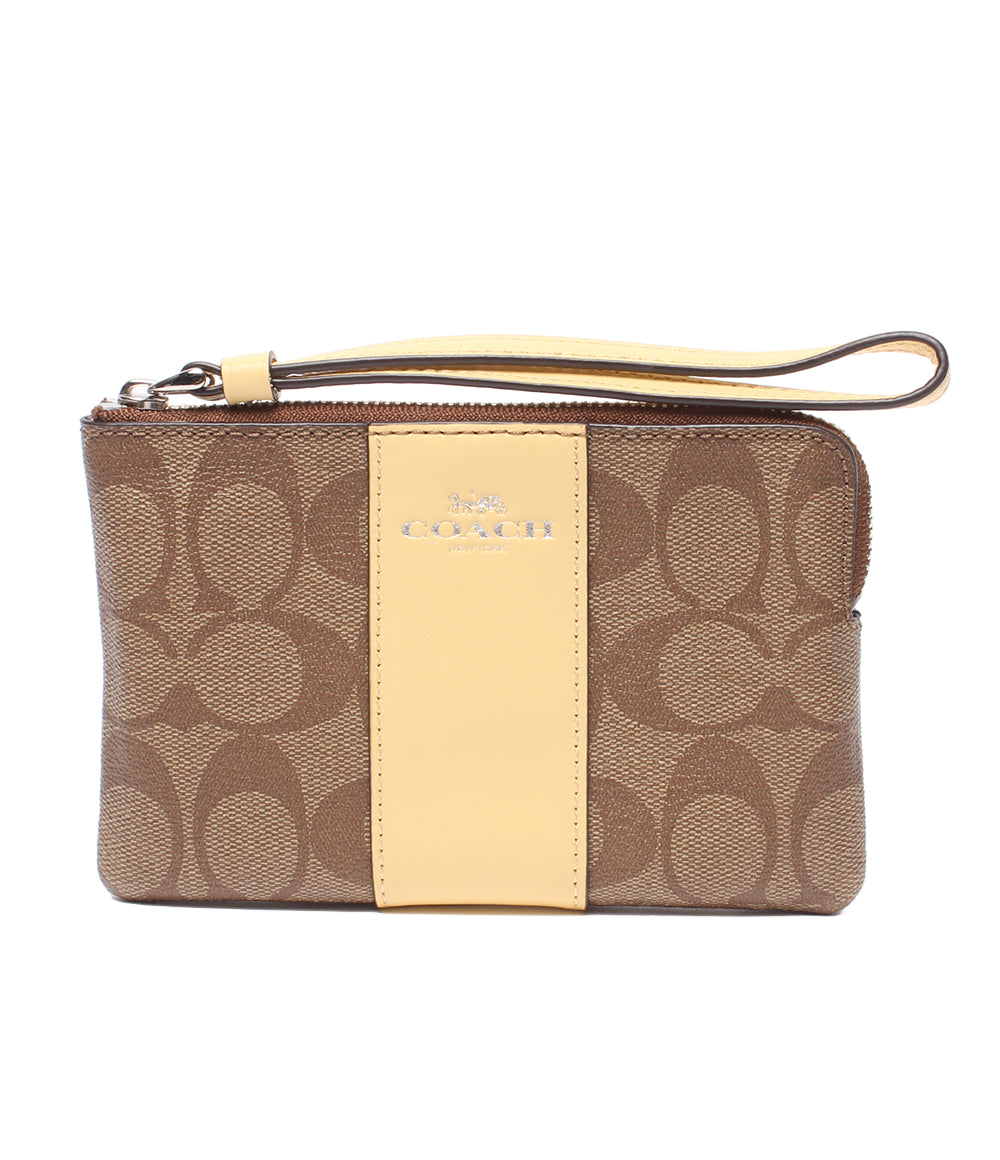 美品 COACH ポーチ シグネチャー F58035 レディース コーチ
