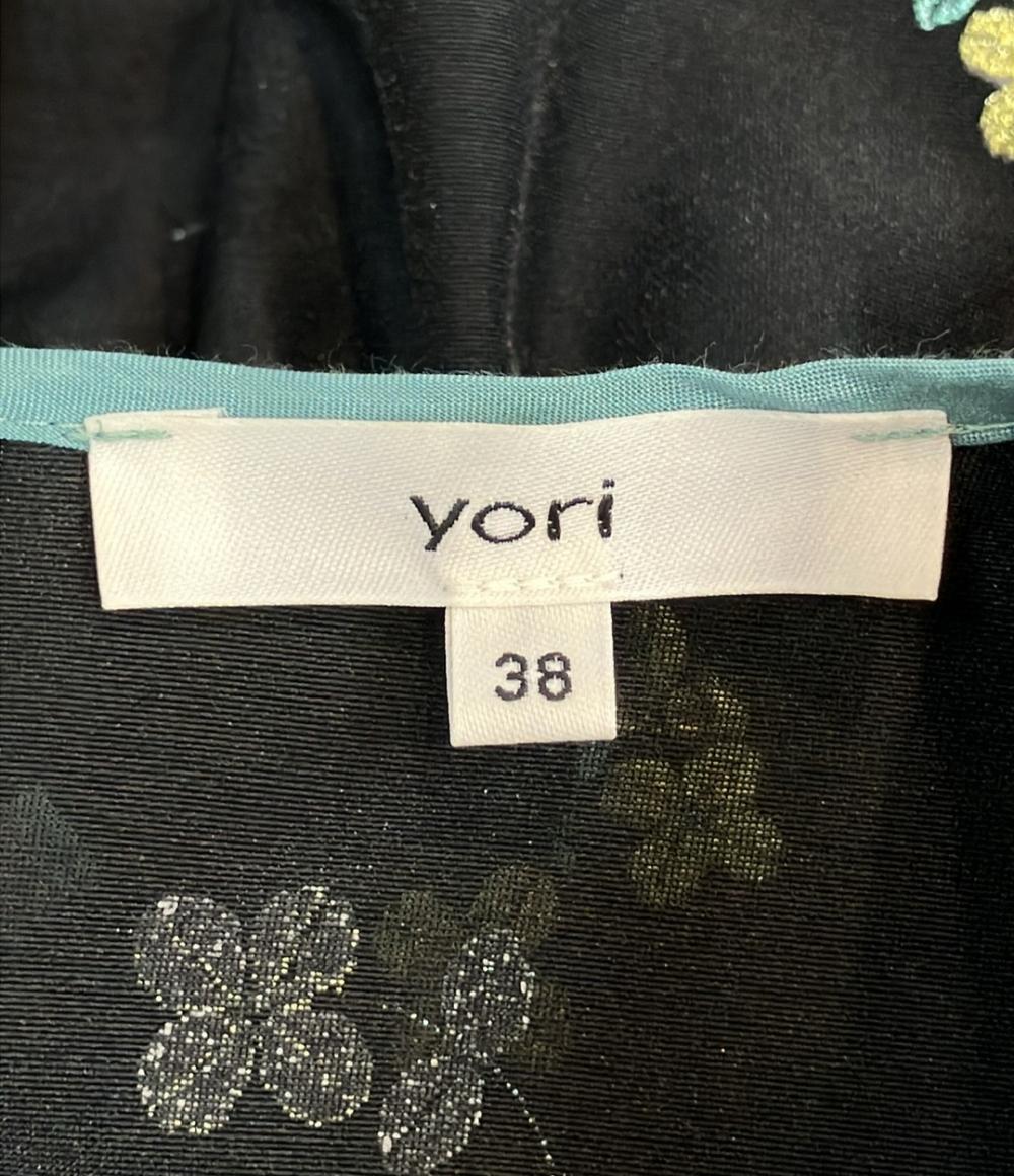 yori 半袖 ラメクローバーパフブラウス レディース SIZE 38 ヨリ