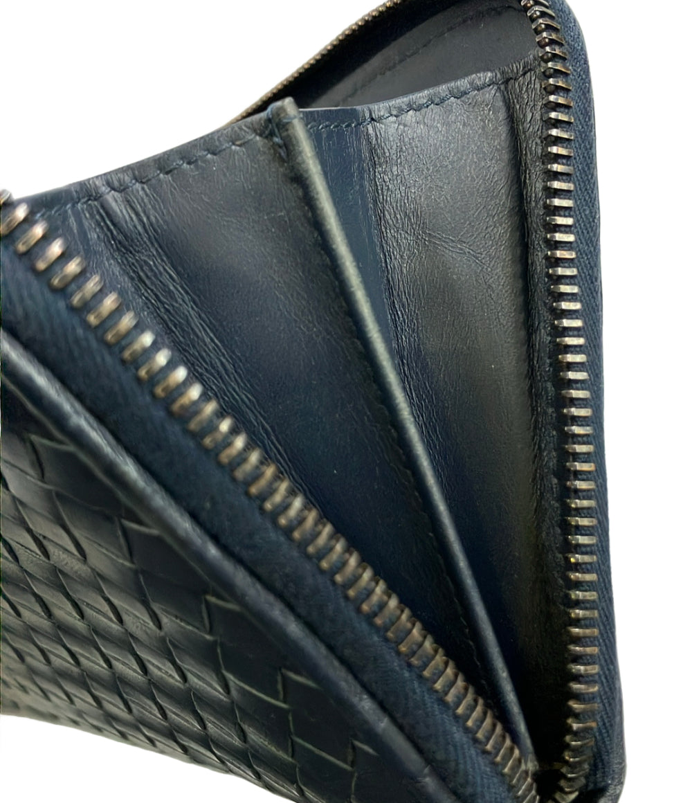 BOTTEGA VENETA ラウンドファスナー長財布 イントレチャート メンズ レディース ボッテガ・ヴェネタ