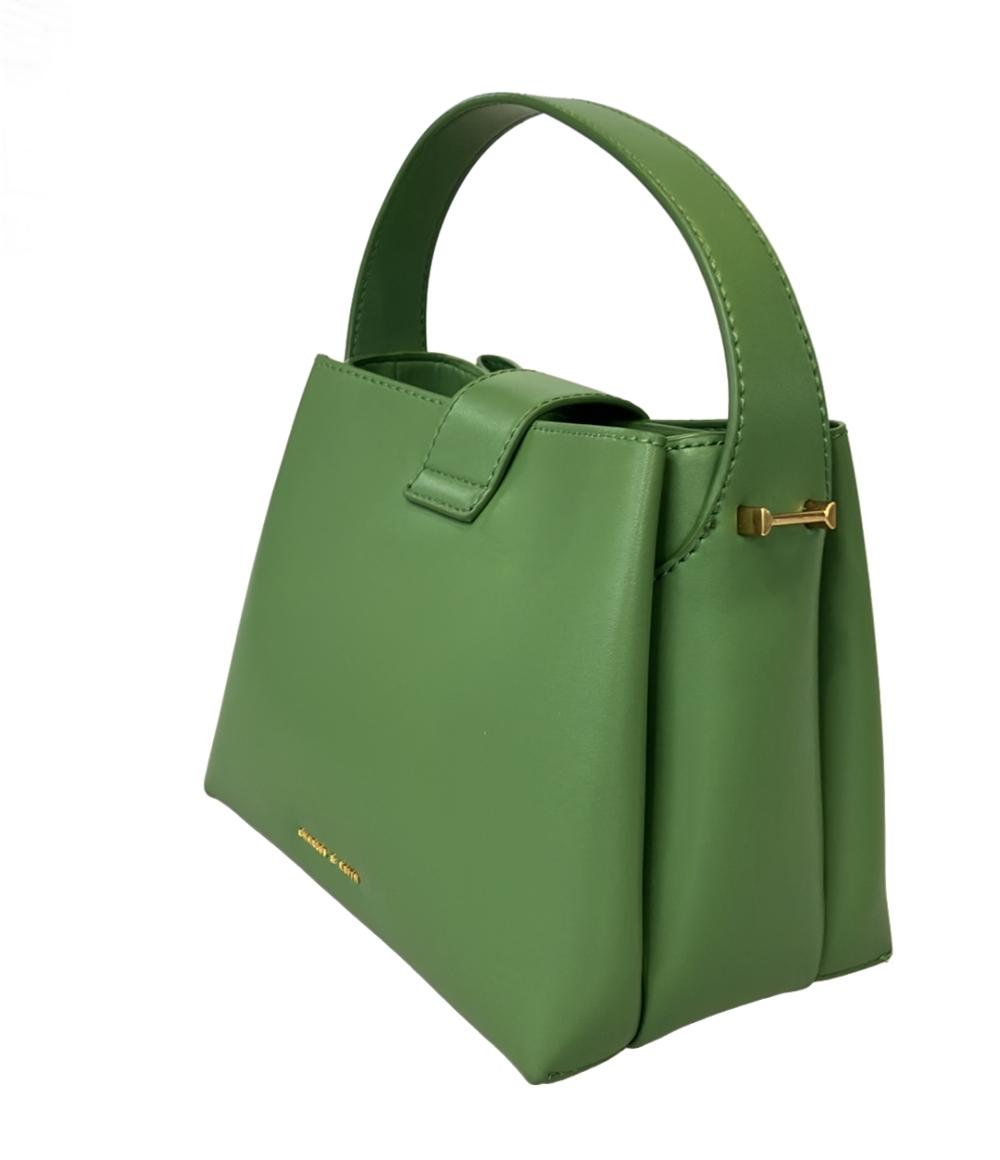 新品　ハンドバッグ レザー2WAYショルダーバッグ 緑 ショルダーバッグ サッチェルバッグ ハンドバッグ 本革 ヌメ革 斜