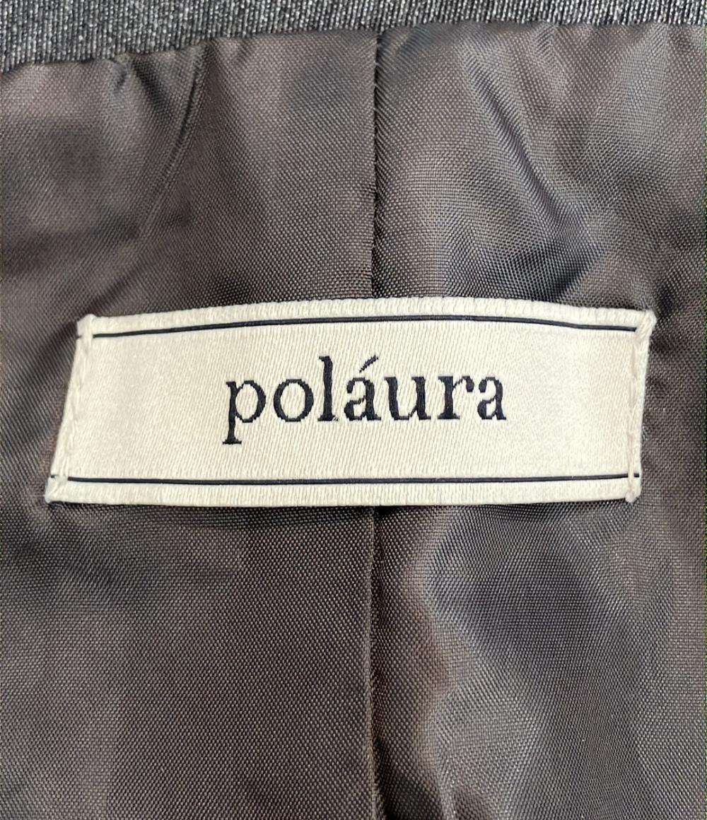 polaura 半袖 ショルカラーダブルボタンジャケット レディース SIZE F