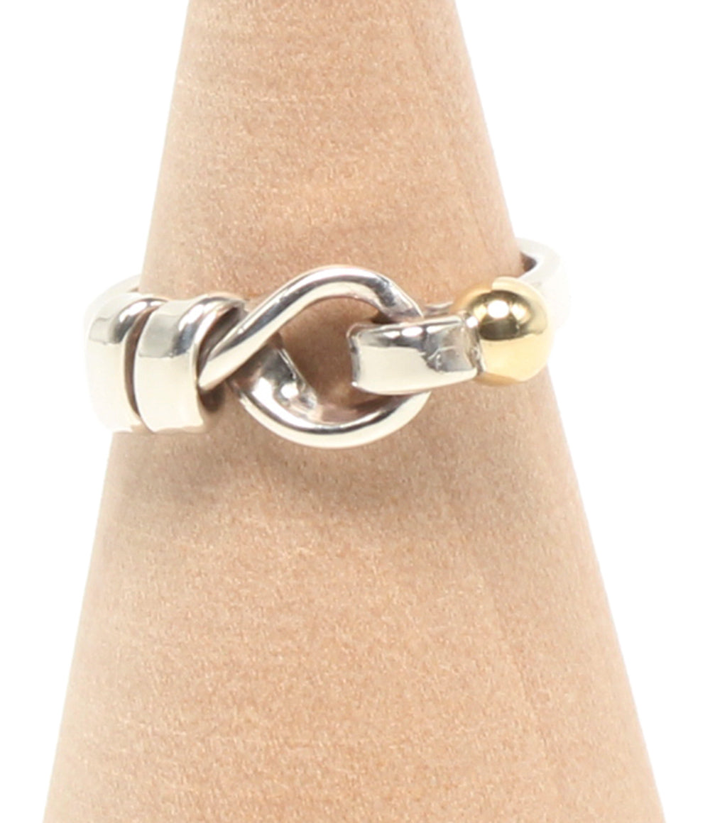 Tiffany & Co. リング 指輪 K18 SV925 フック＆アイ レディース SIZE 9号 ティファニー