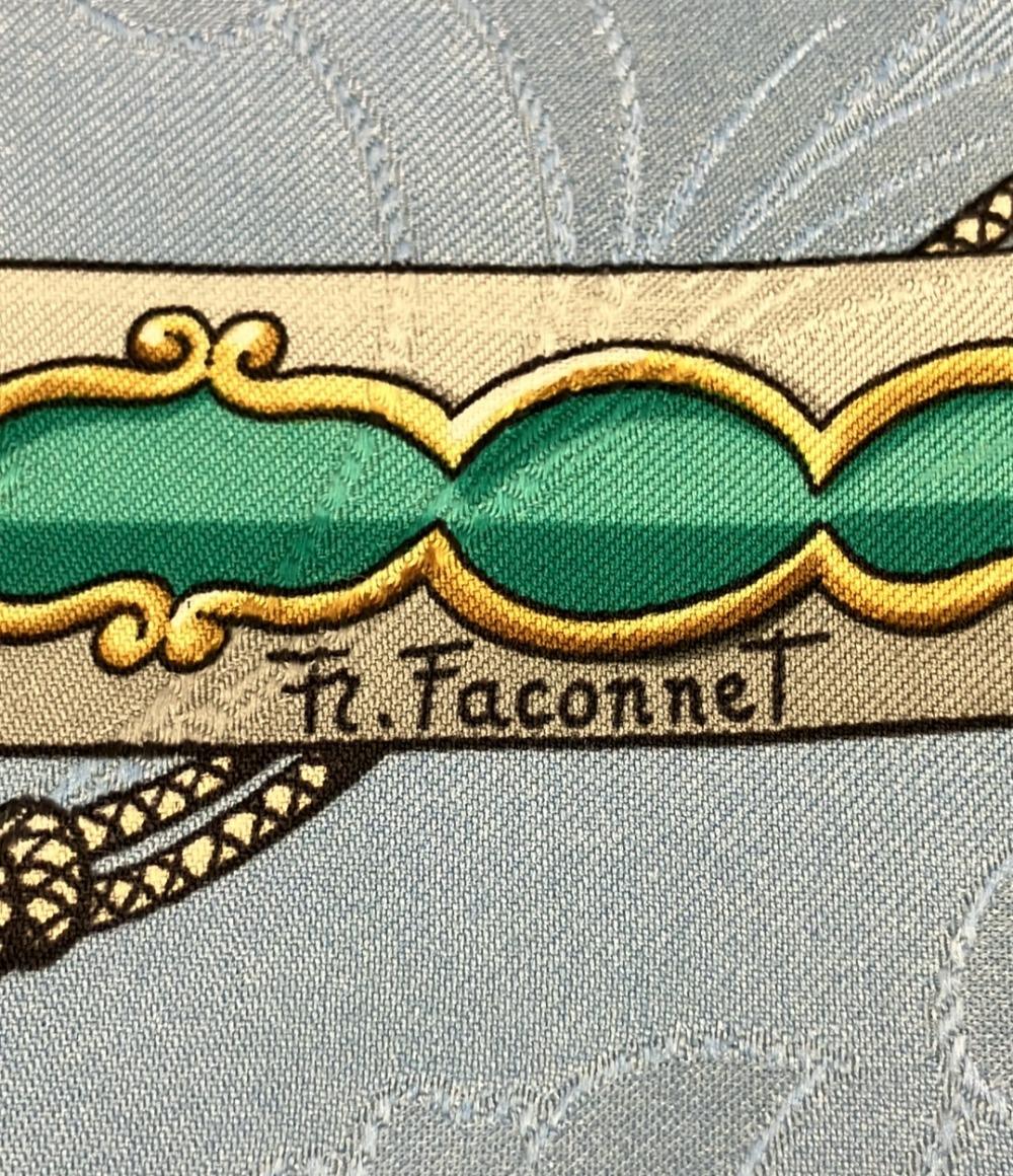 HERMES スカーフ シルク100% カレ90 DAIMYO PRINCES DU SOLEIL LEVANT レディース エルメス