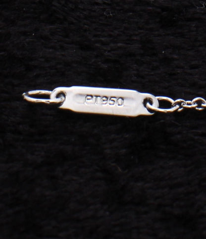 美品 ティファニー ネックレス オープンサークル Pt950 ダイヤモンド レディース TIFFANY&Co.