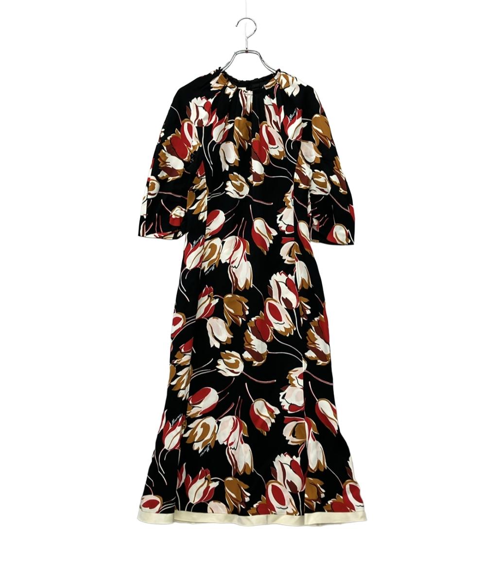MARNI 半袖ワンピース 21Prefall チューリップ柄 レディース SIZE 38 (S) マルニ