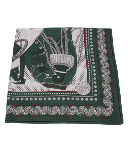 美品 HERMES ストール カレ140 カレジェアン ZOUAVES ET DRAGONS レディース エルメス