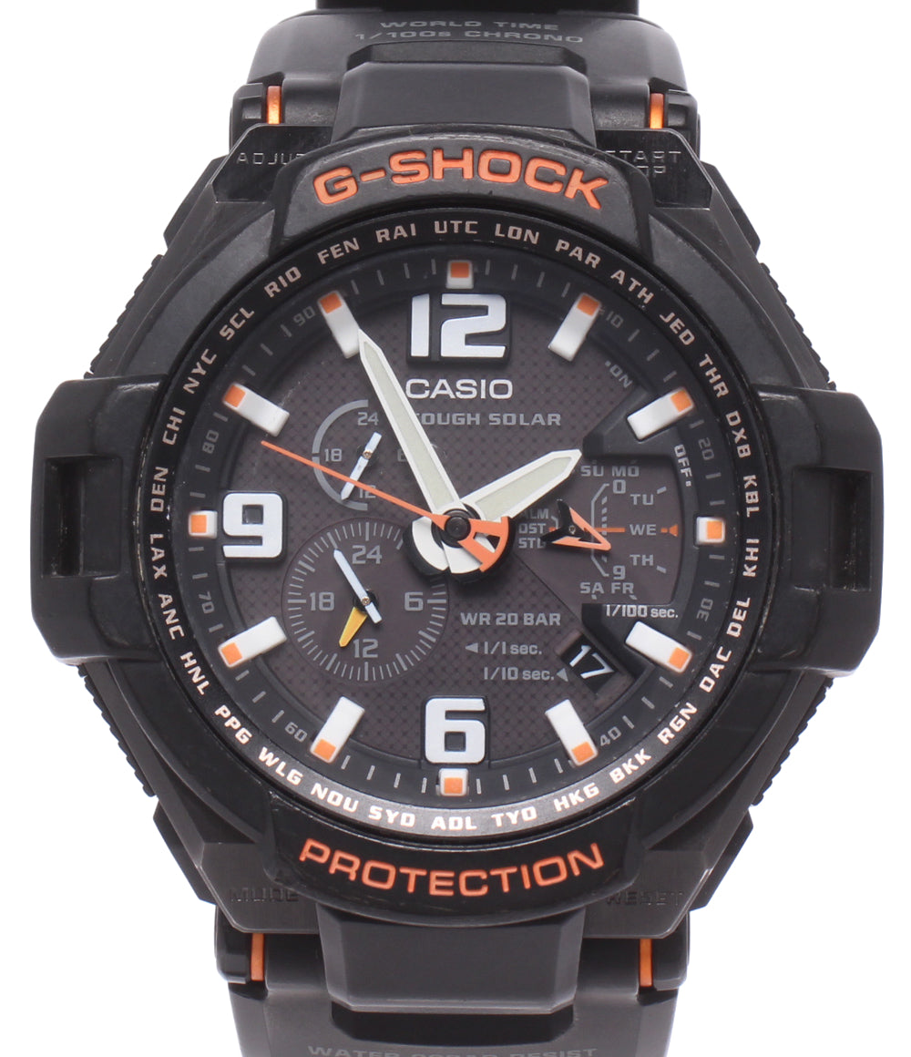 CASIO 腕時計 スカイコックピット G-SHOCK ソーラー ブラック G-1400 メンズ カシオ