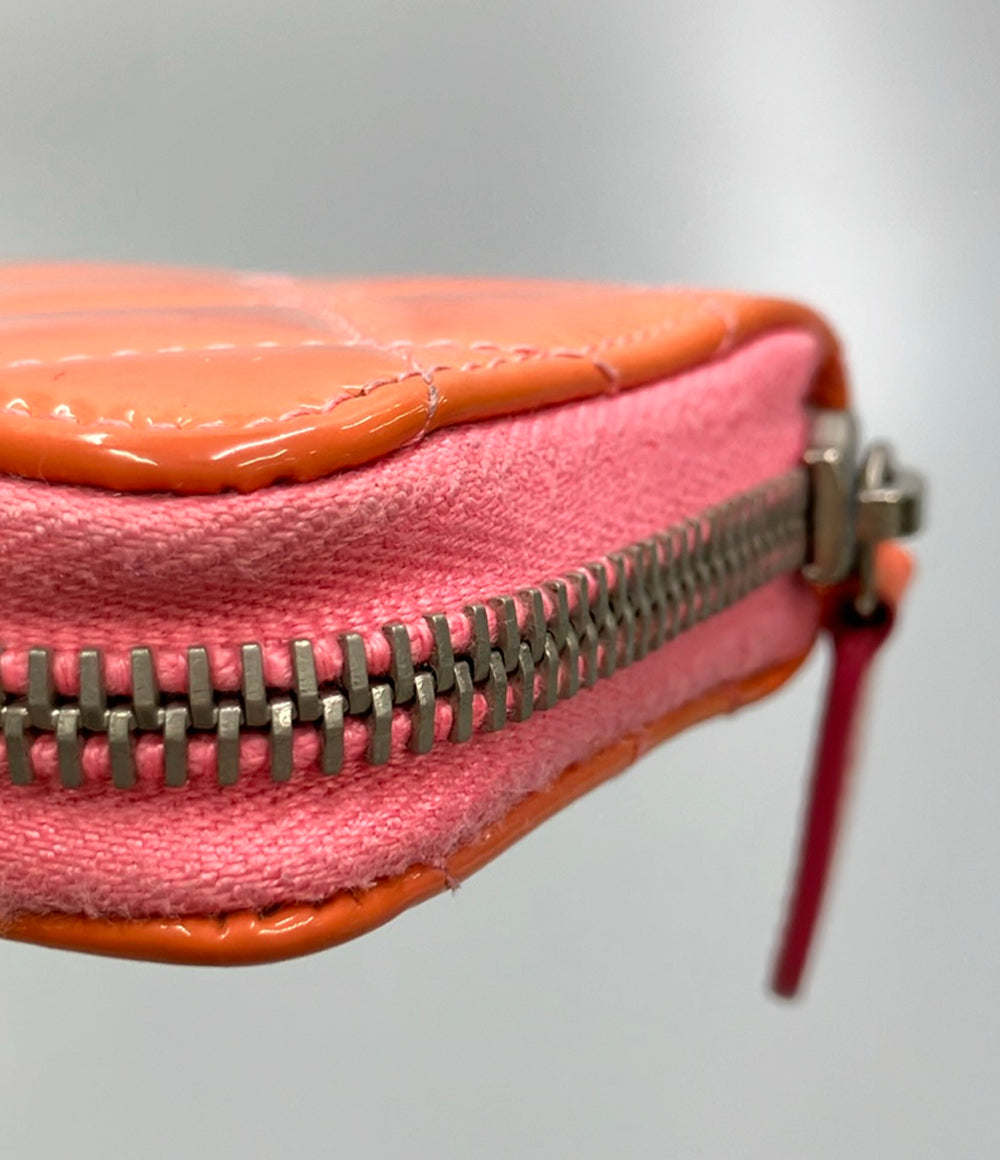 CHANEL カードケース エナメル マトラッセ レディース シャネル