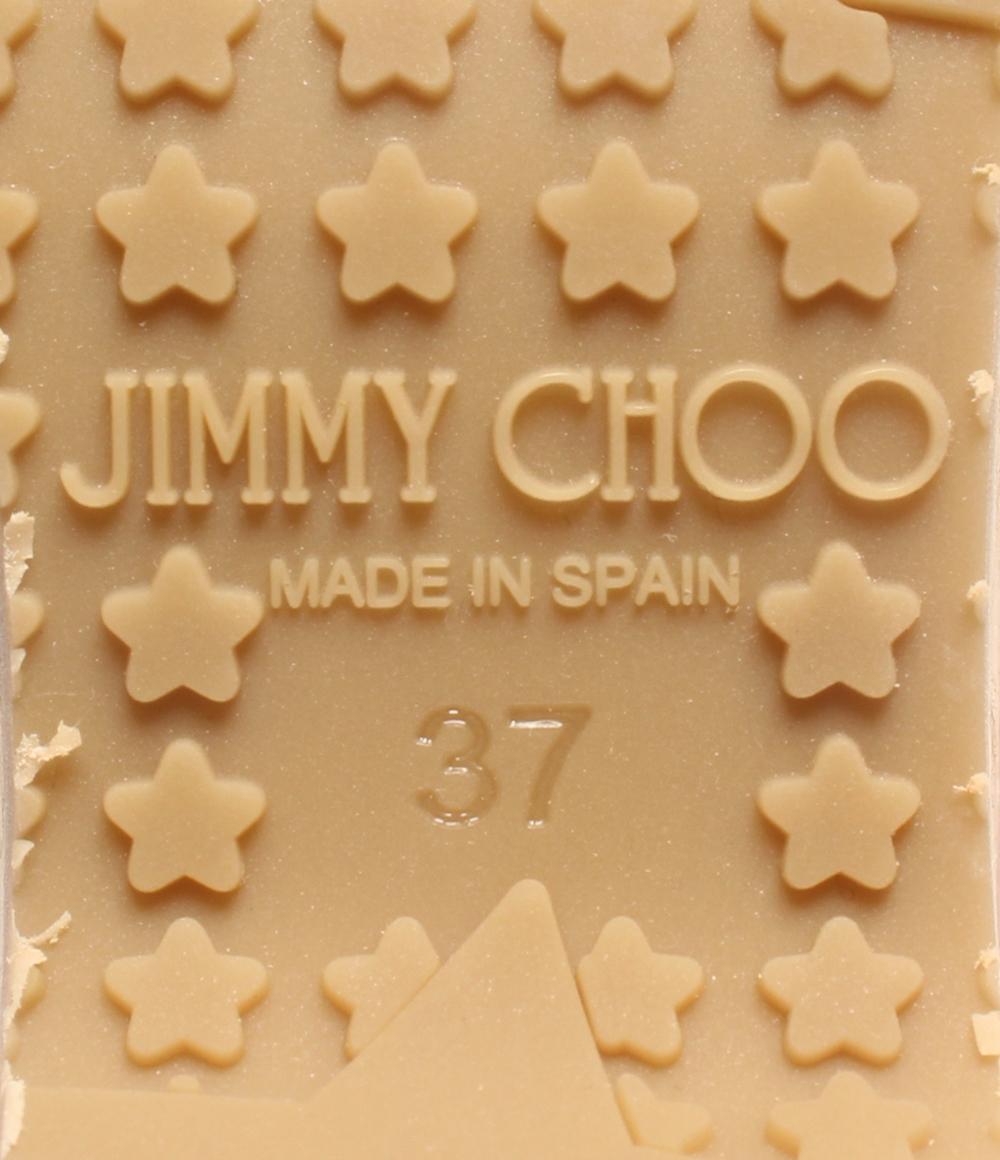 美品 ジミーチュウ ウェッジソールサンダル パイソン柄 レディース SIZE 37 (L) Jimmy Choo