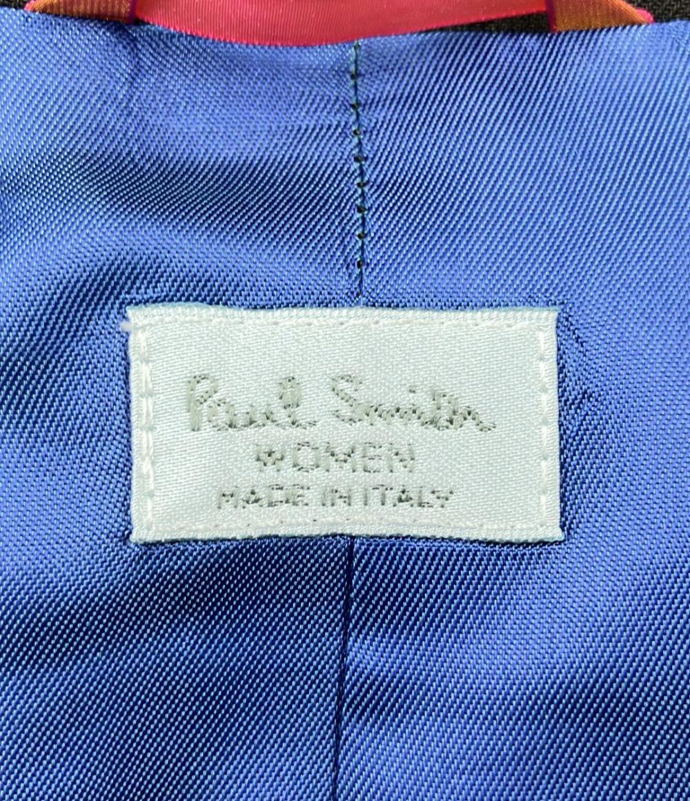 美品 ポール・スミス ウール混テーラードジャケット ショルダーパッド レディース SIZE 42 (M) Paul Smith