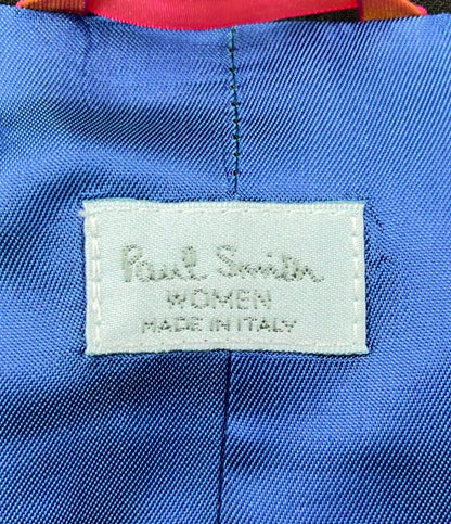 美品 ポール・スミス ウール混テーラードジャケット ショルダーパッド レディース SIZE 42 (M) Paul Smith