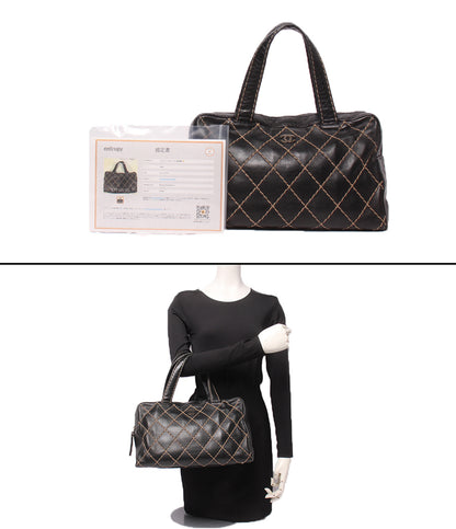 CHANEL ハンドバッグ 6番台 ワイルドステッチ レディース シャネル