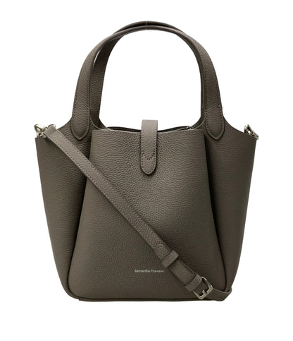 美品 Samantha Thavasa ハンドバッグ ショルダーバッグ 2WAY 斜め掛け レザー 牛革 レディース サマンサタバサ