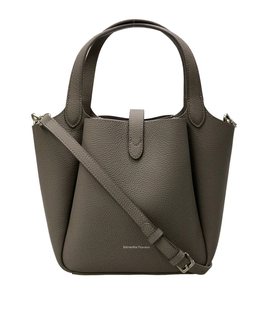 美品 Samantha Thavasa ハンドバッグ ショルダーバッグ 2WAY 斜め掛け レザー 牛革 レディース サマンサタバサ