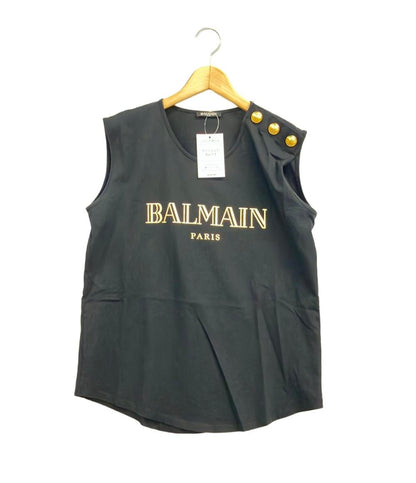 美品 バルマン ノースリーブシャツ レディース SIZE T.40 (M) BALMAIN