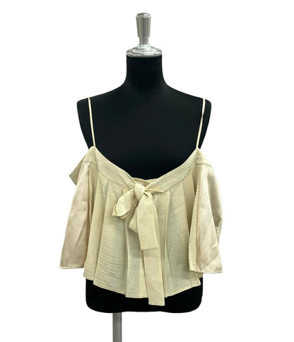 美品 プラダ チューブトップ クレープデシンジャガードトップ レディース SIZE 40 (S) PRADA