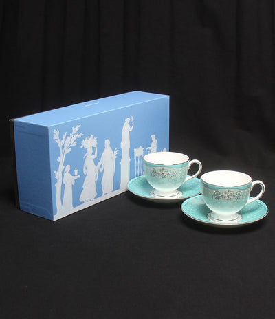 ウェッジウッド 美品 カップ＆ソーサー 2客セット ペア  プシュケ PSYCHE       WEDGWOOD