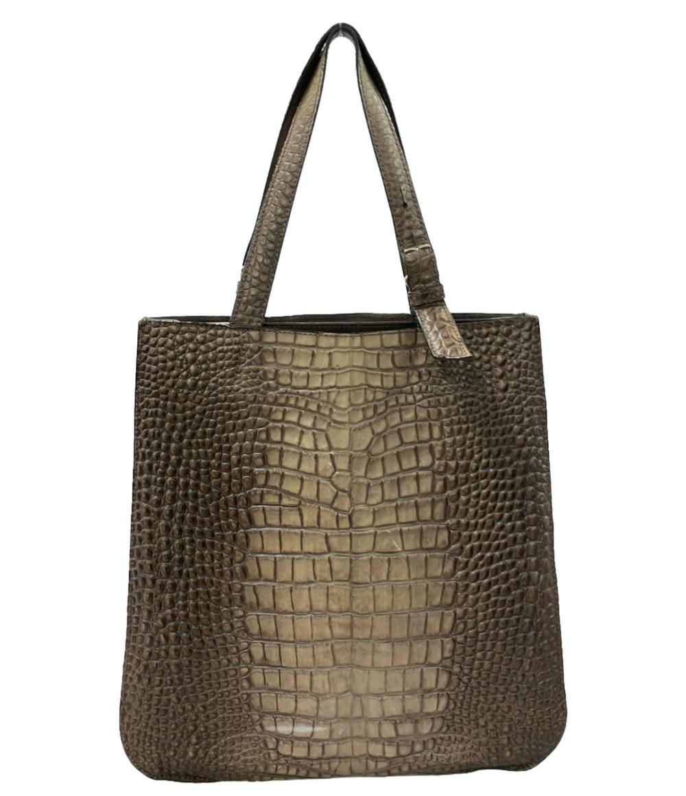 ステファノマーノ クロコトートバッグ レディース STEFANOMANO