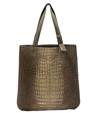 ステファノマーノ クロコトートバッグ レディース STEFANOMANO