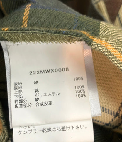 Barbour ワックスドジャケット オイル BORDER WAX JACKET  ダブルジップ スナップボタン MWX0008SG91 メンズ バブアー