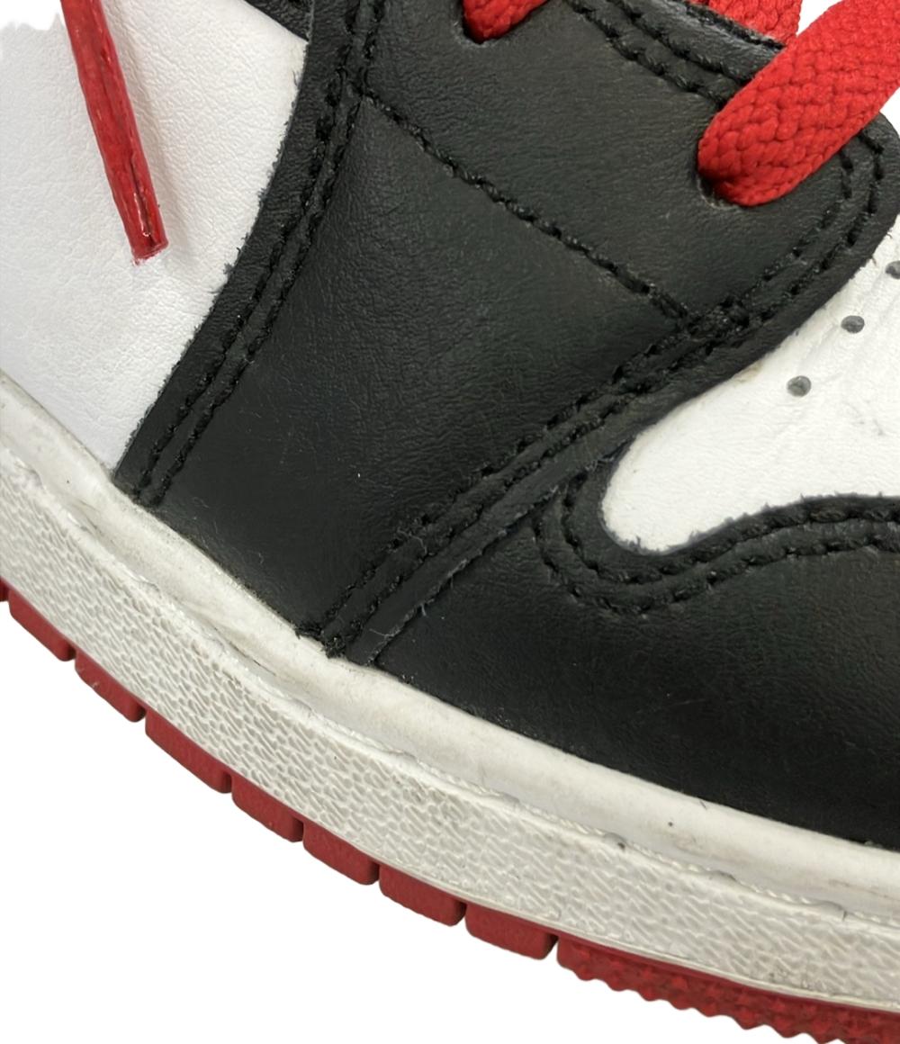 Air Jordan NIKE ハイカットスニーカー GS エアジョーダン1 ミッド DQ8423-106 レディース SIZE 25.0 エアジョーダン ナイキ